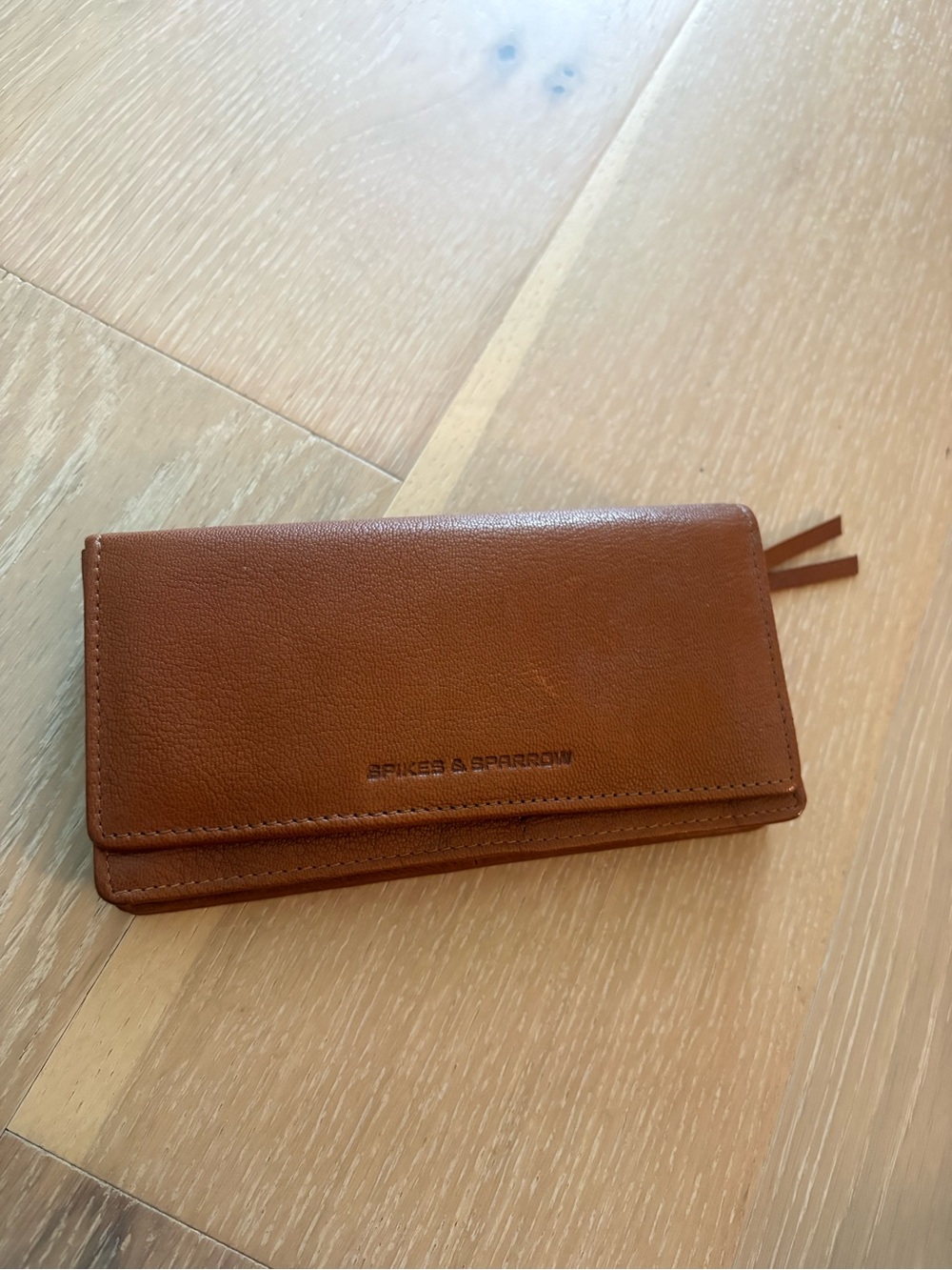 Spikes & Sparrow Tan Leather Wallet